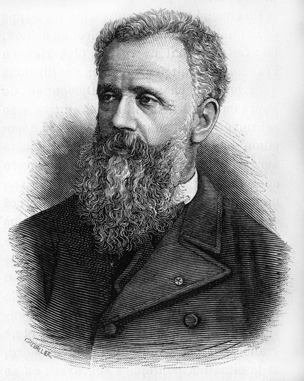 Ritratto di Anatole de la Forge. 1820-1892. Prefetto della Difesa Nazionale da Unknown artist