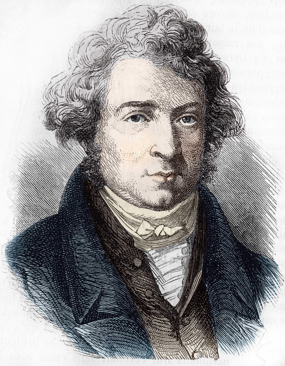 Ritratto di André Marie Ampère (1775-1836), fisico francese da Unknown artist