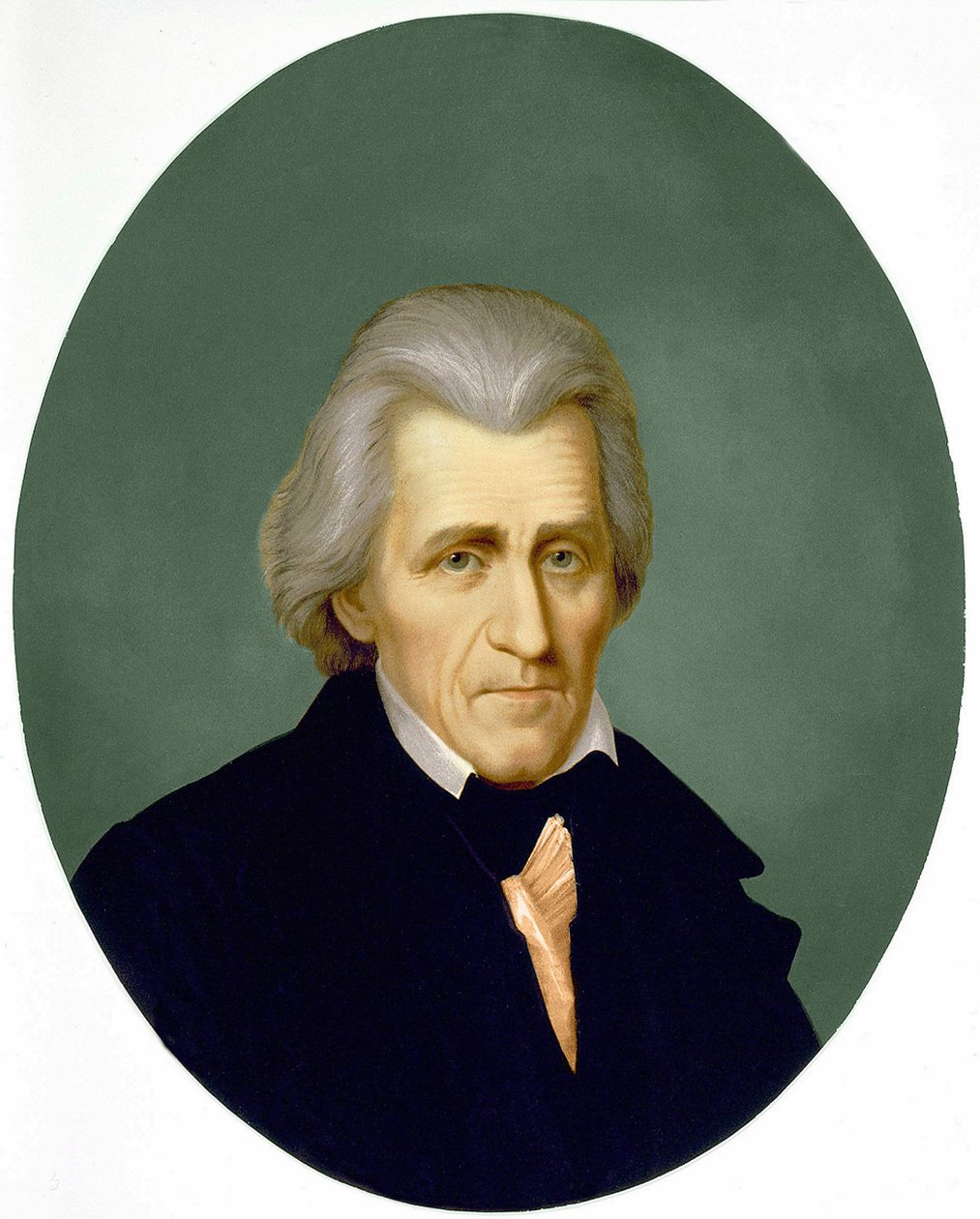 Ritratto di Andrew Jackson. Incisione del XIX secolo da Unknown artist