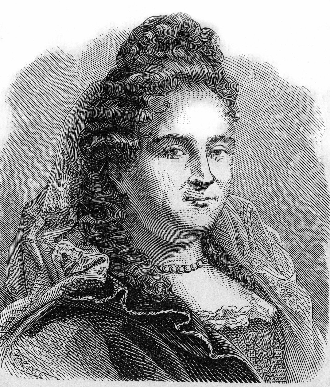 Ritratto di Anne Lefebvre, Mme Dacier, erudita francese da Unknown artist