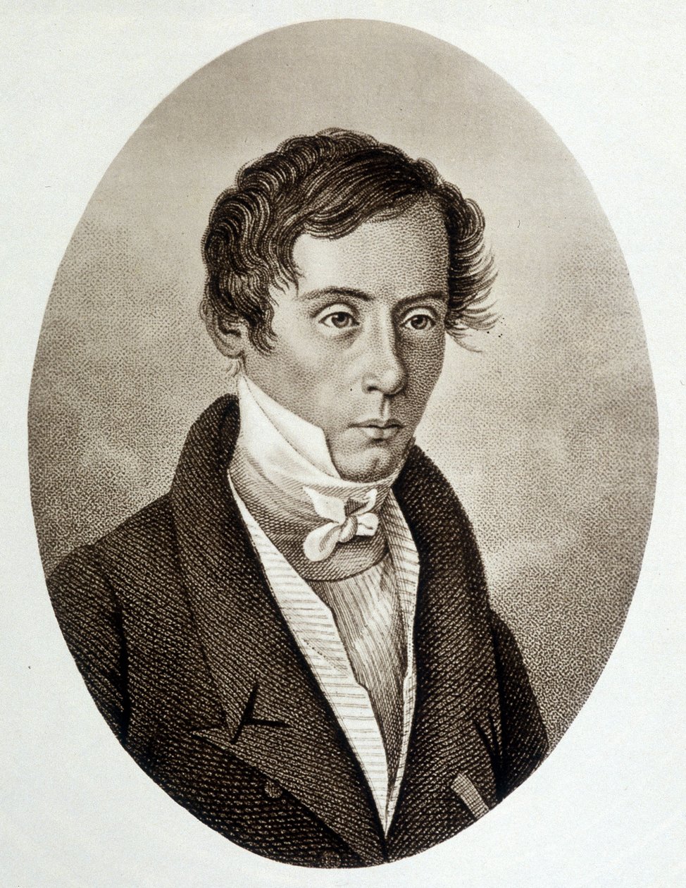 Ritratto di Augustin Fresnel (1788-1827), fisico francese da Unknown artist