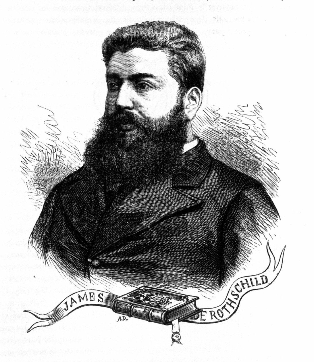 Ritratto del barone Edmond James de Rothschild da Unknown artist