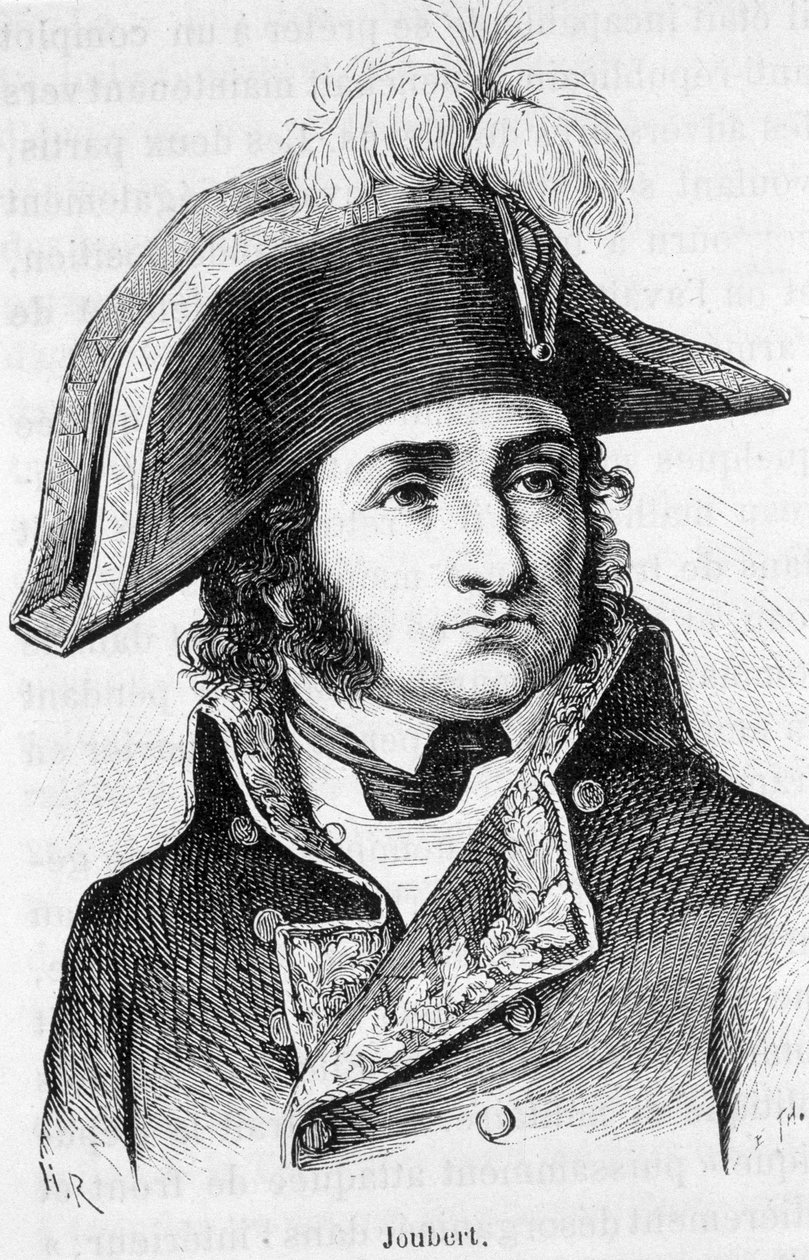 Ritratto di Barthelemy Catherine Joubert (1769-1799), generale francese, ucciso nella Battaglia di Novi da Unknown artist