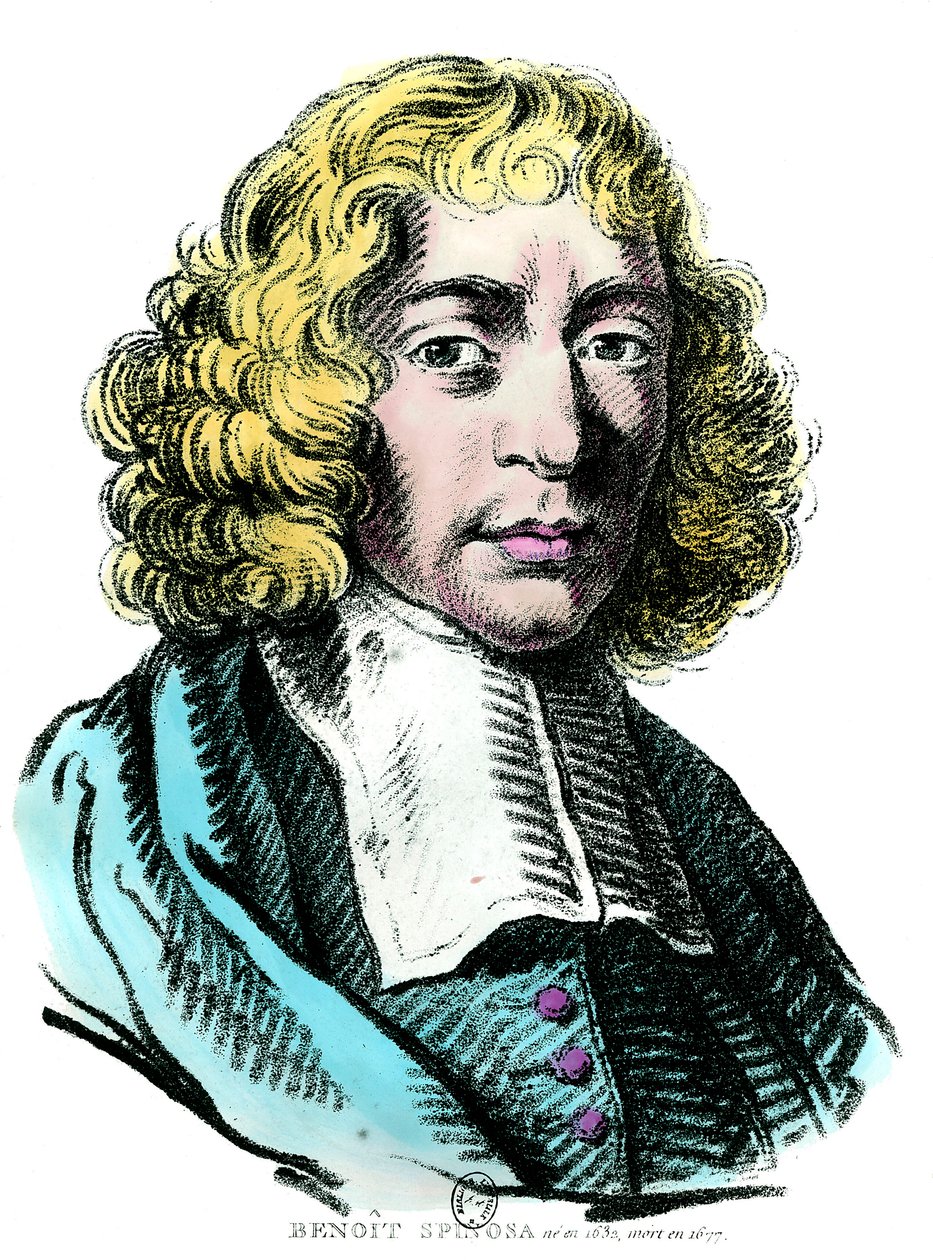 Ritratto di Baruch de Spinoza, filosofo olandese da Unknown artist