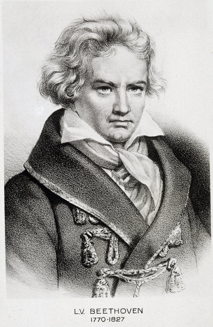 Ritratto di Beethoven (1770 - 1827) da Unknown artist