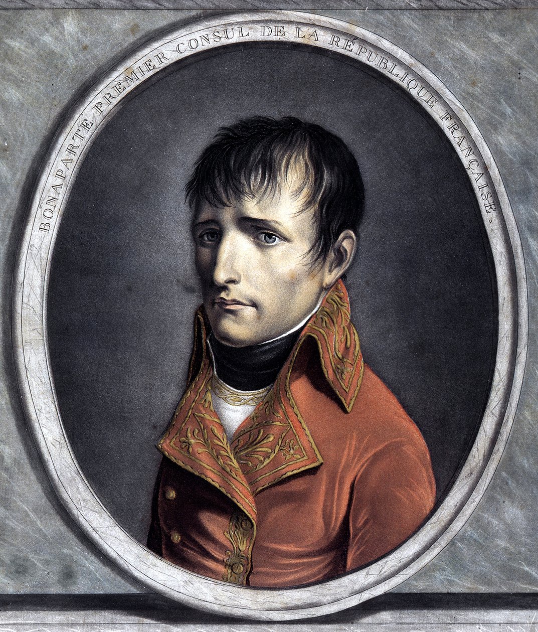 Ritratto di Bonaparte Primo Console della Repubblica Francese. 1801 (anno X) da Unknown artist
