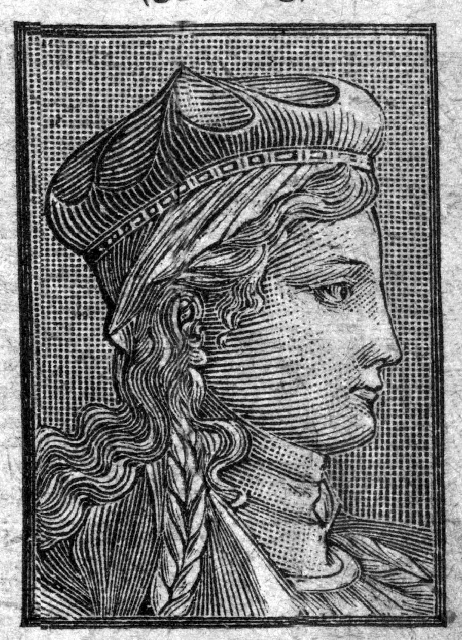 Ritratto di Brunehaut o Brunehilde, moglie di Sigeberto I da Unknown artist