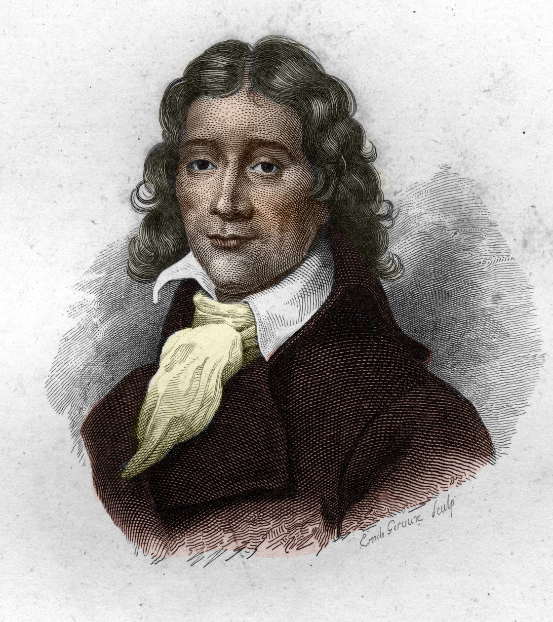 Ritratto di Camille Desmoulins (1760-1794), pubblicista e politico francese, incisione del XIX secolo da Unknown artist