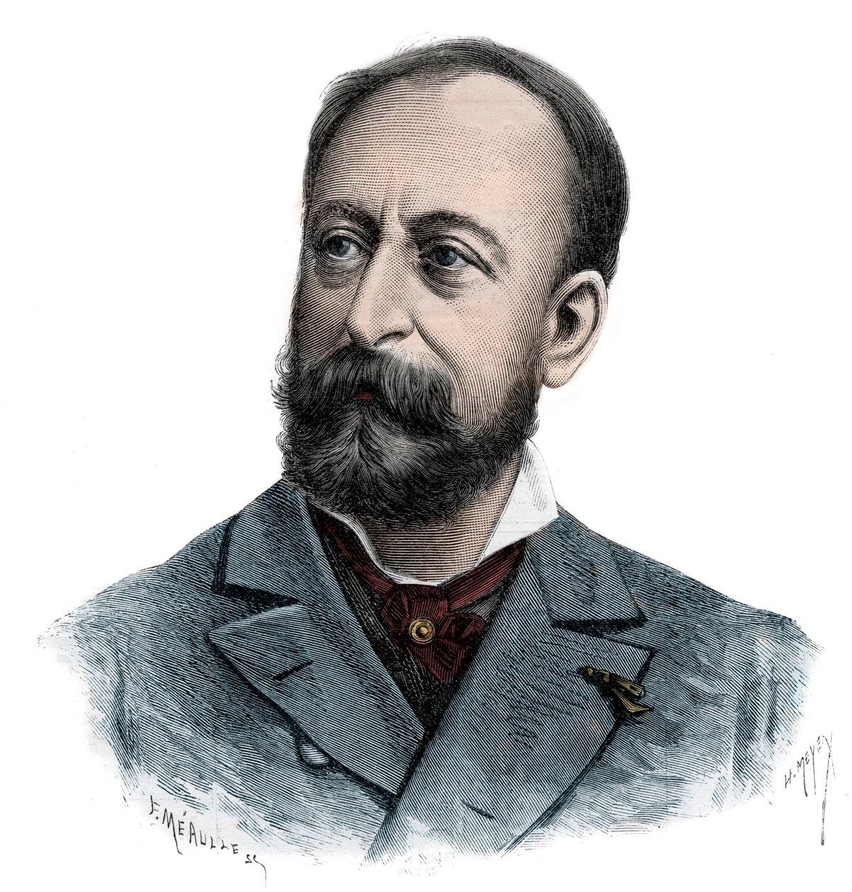 Ritratto di Camille Saint-Saëns da Unknown artist
