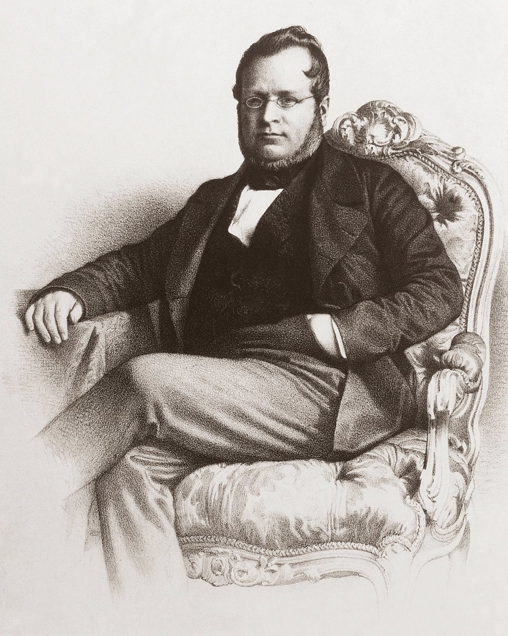 Ritratto di Camillo Benso Conte di Cavour (1810 - 1861) da Unknown artist