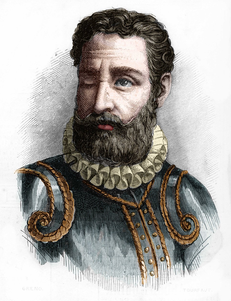 Ritratto di Luís Vaz de Camões, poeta portoghese (1525-1580) da Unknown artist