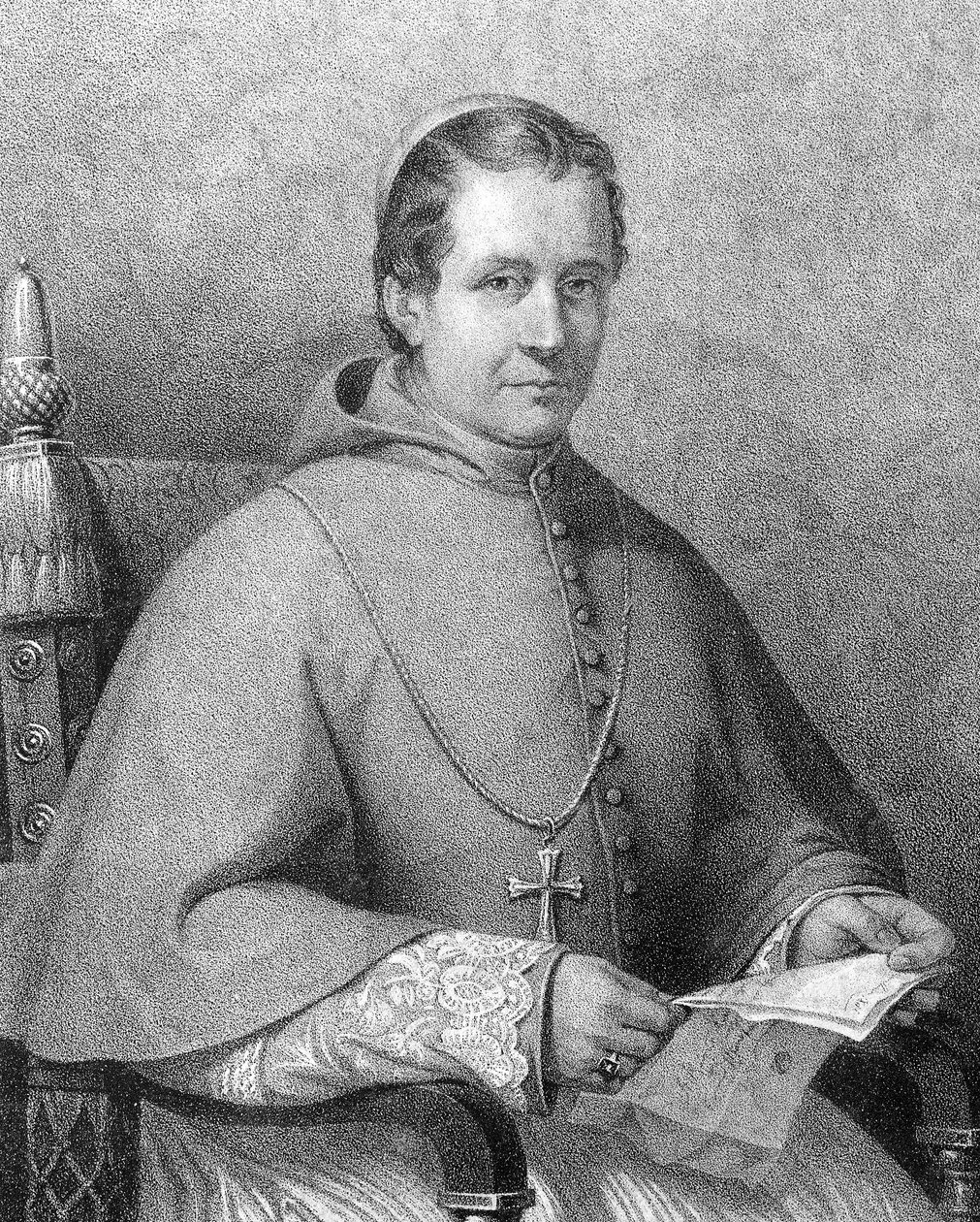 Ritratto del Cardinale Giovanni Maria Mastai Ferretti (1792-1878), Papa Pio IX dal 1846 al 1878 da Unknown artist