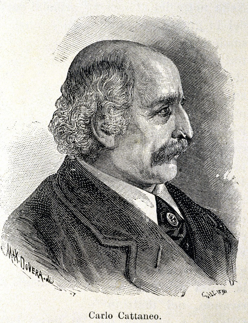 Ritratto di Carlo Cattaneo (1801-1869) da Unknown artist