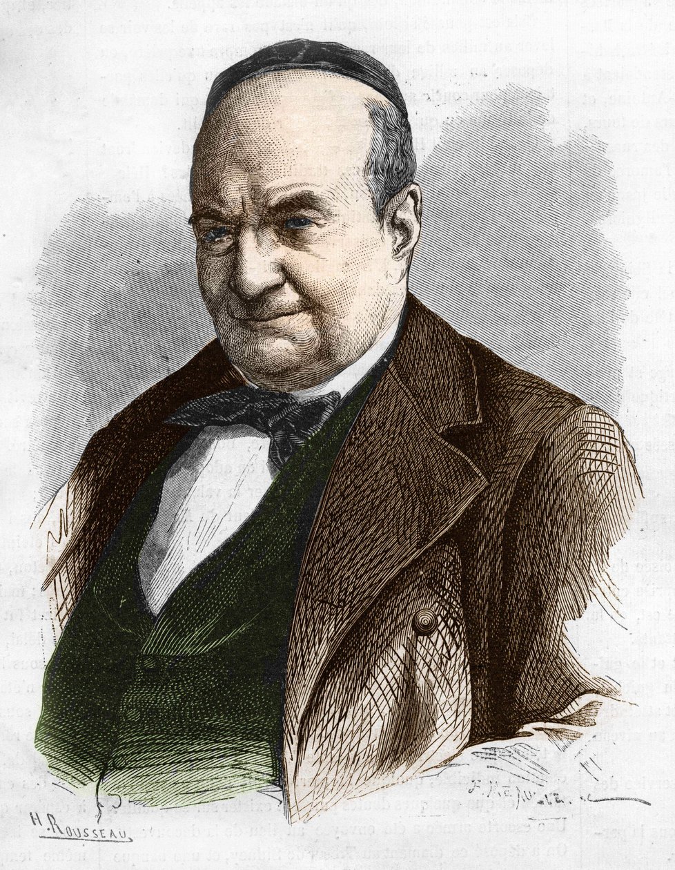 Ritratto di Charles Augustin Sainte-Beuve, scrittore, giornalista e critico letterario da Unknown artist