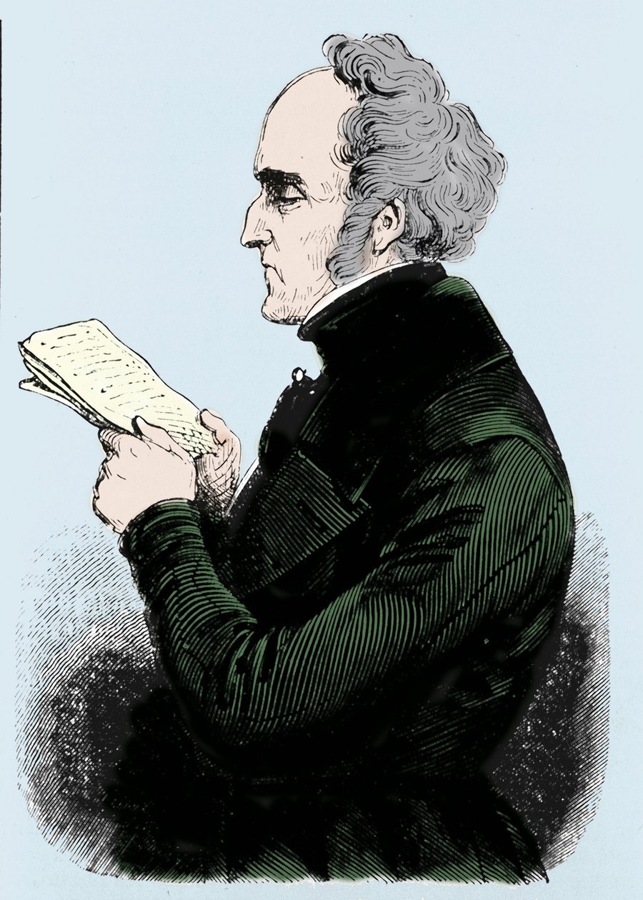 Ritratto di Charles Fourier, teorico socialista francese da Unknown artist