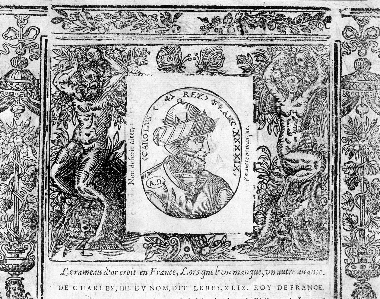 Ritratto di Carlo IV Le Bel, Re di Francia dal 1322 al 1328 da Unknown artist