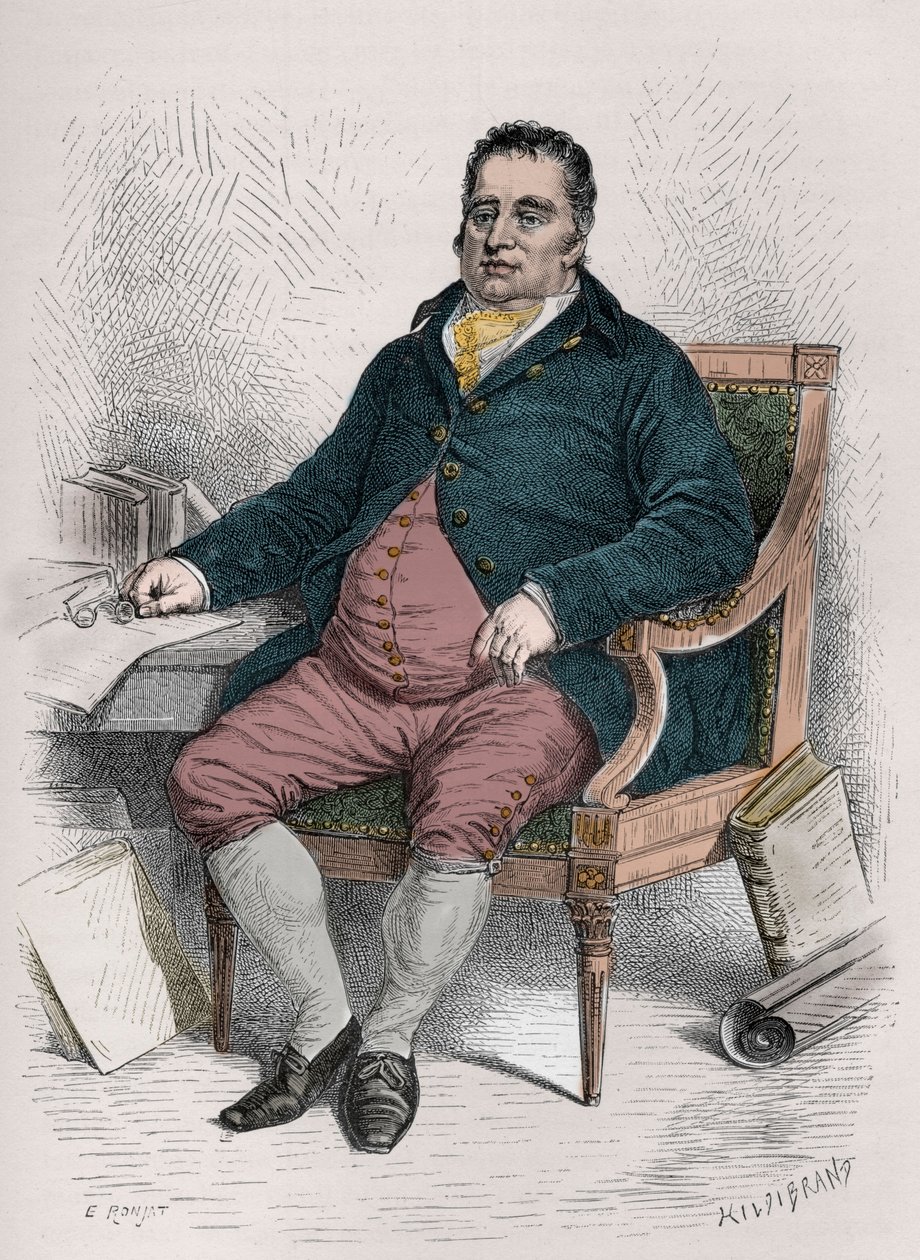 Ritratto di Charles James Fox (1749-1806) politico britannico - Incisione in 