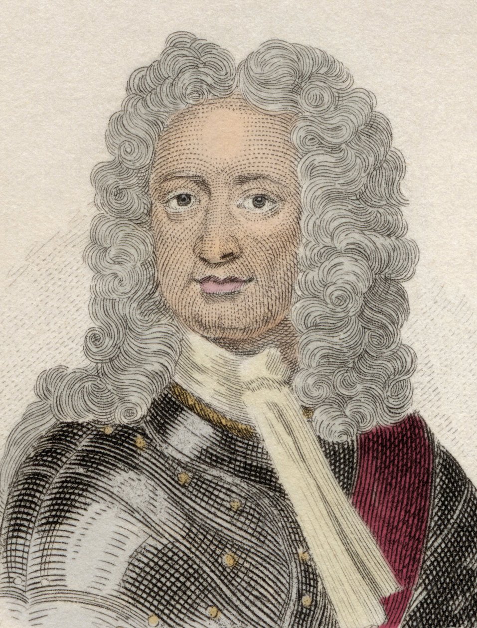 Ritratto di Charles Mordaunt (ca. 1658-1735), 3º Conte di Peterborough e 1º Conte di Monmouth, diplomatico e militare inglese da Unknown artist