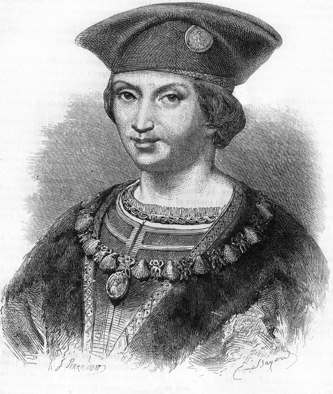 Ritratto di Carlo VIII re di Francia (1470-1498). da Unknown artist