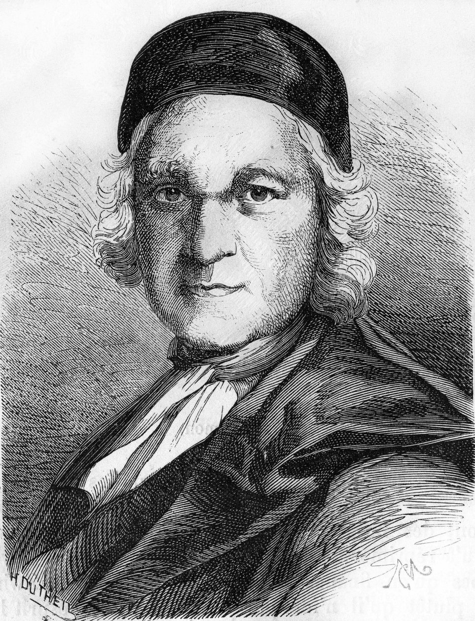 Ritratto di Charles de Marguetel de Saint-Denis de Saint-Evremond (1613-1703), scrittore francese da Unknown artist