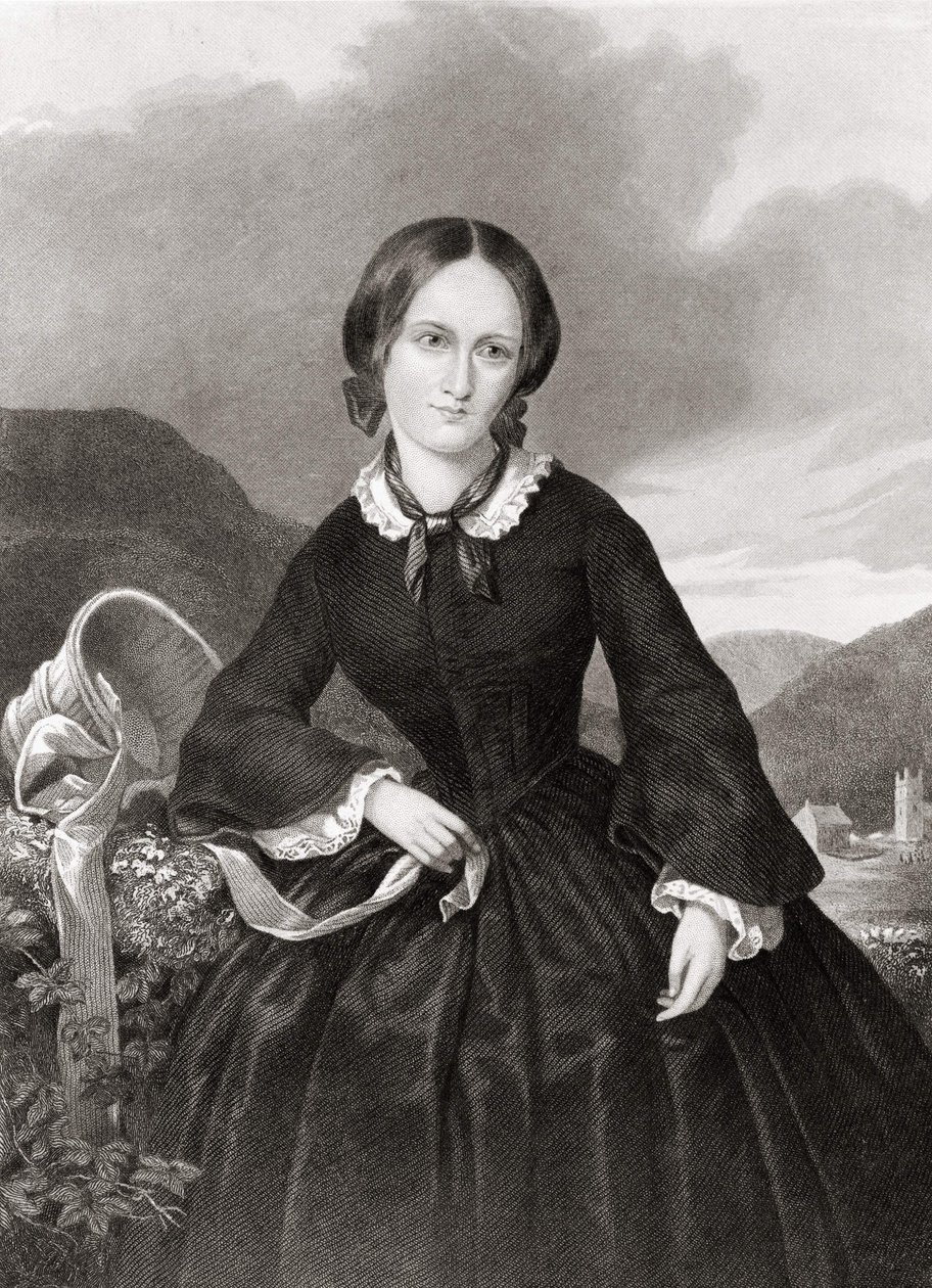Ritratto di Charlotte Bronte (1816 - 1855), poetessa e romanziera da Unknown artist