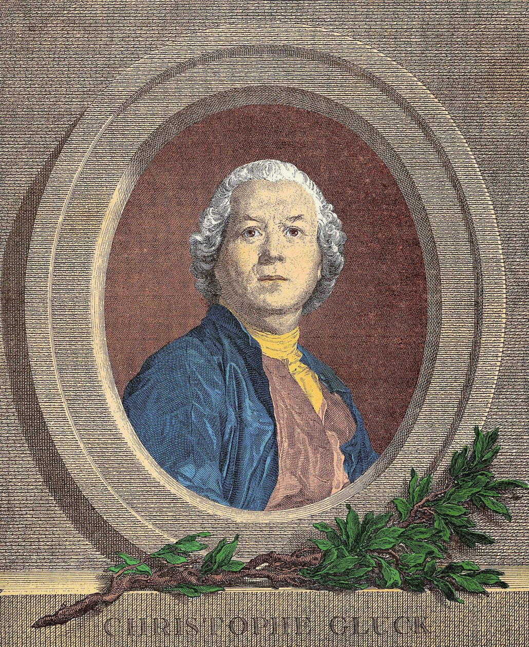 Ritratto di Christoph Willibald, cavaliere VON GLUCK (1714 - 1787) compositore tedesco da Unknown artist