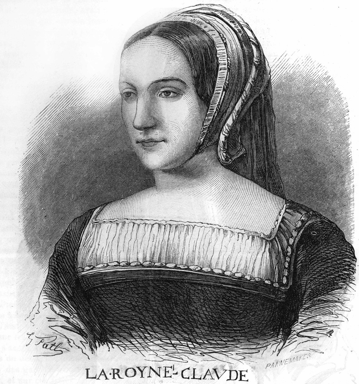 Ritratto di Claudia di Francia, moglie del re Francesco I (1499-1524). da Unknown artist