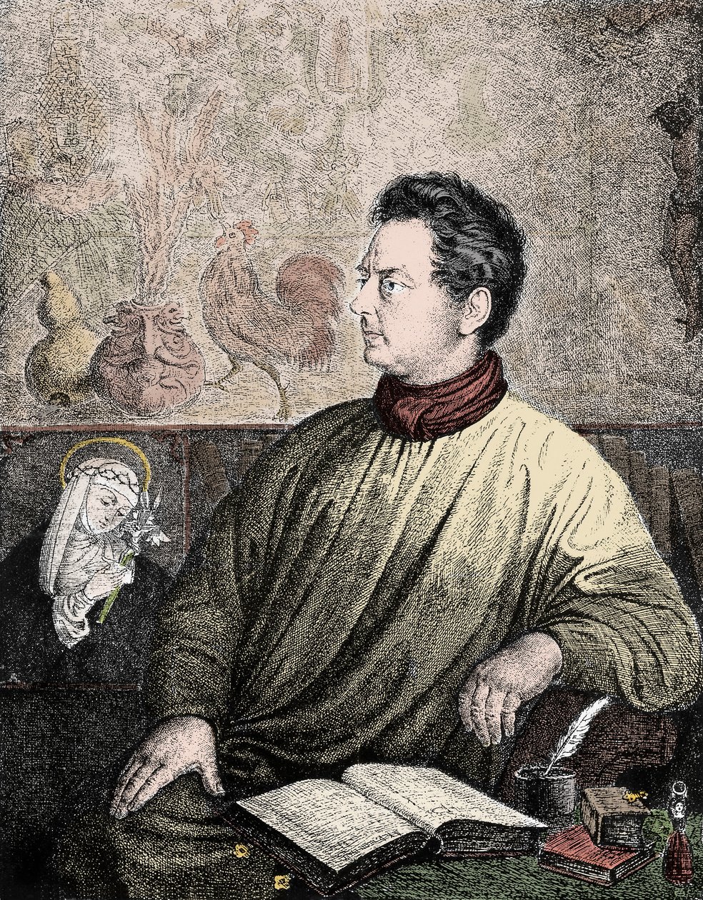 Ritratto di Clemens Brentano (1778-1842), scrittore e poeta tedesco da Unknown artist