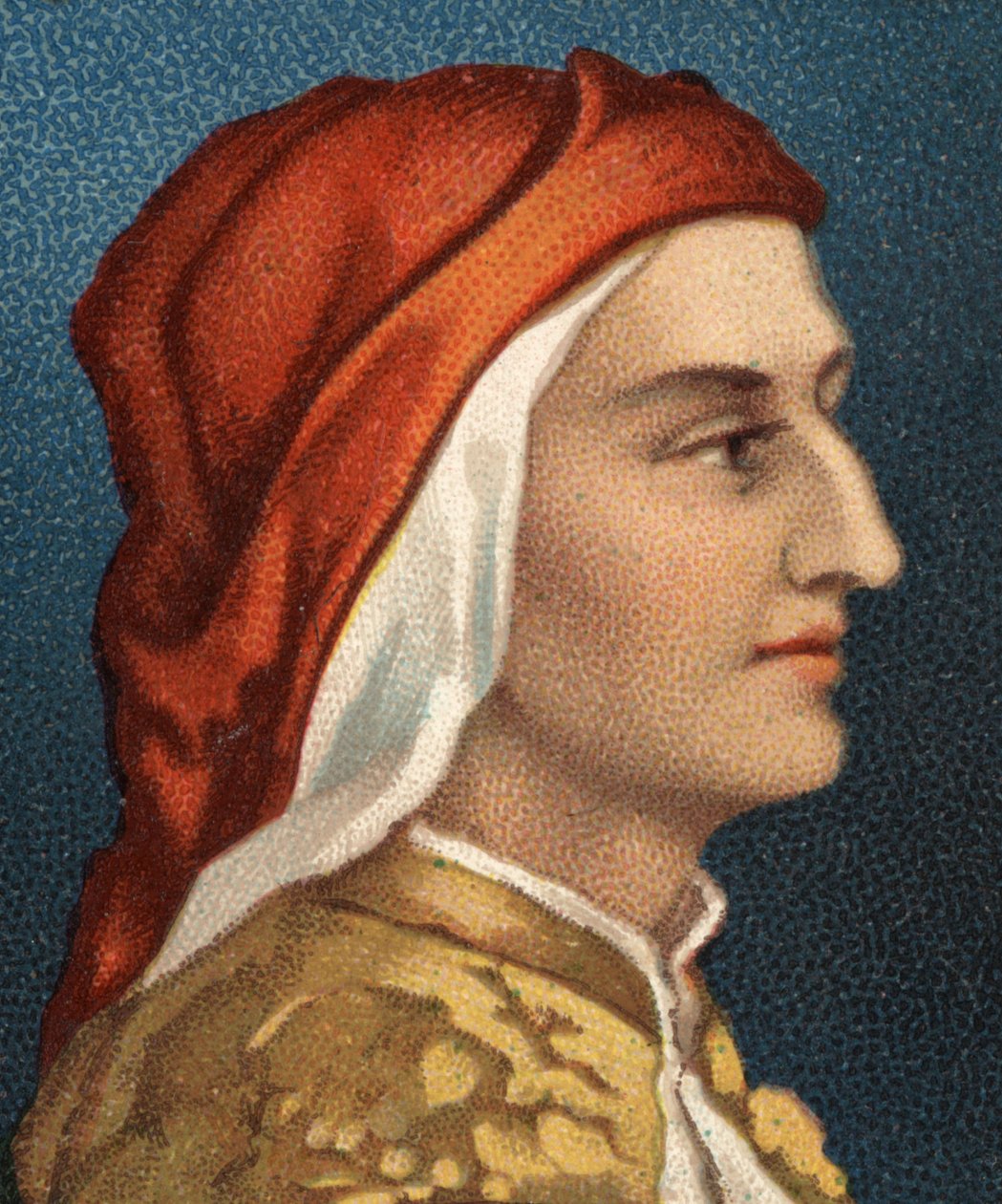 Ritratto di Dante Alighieri, scrittore italiano da Unknown artist