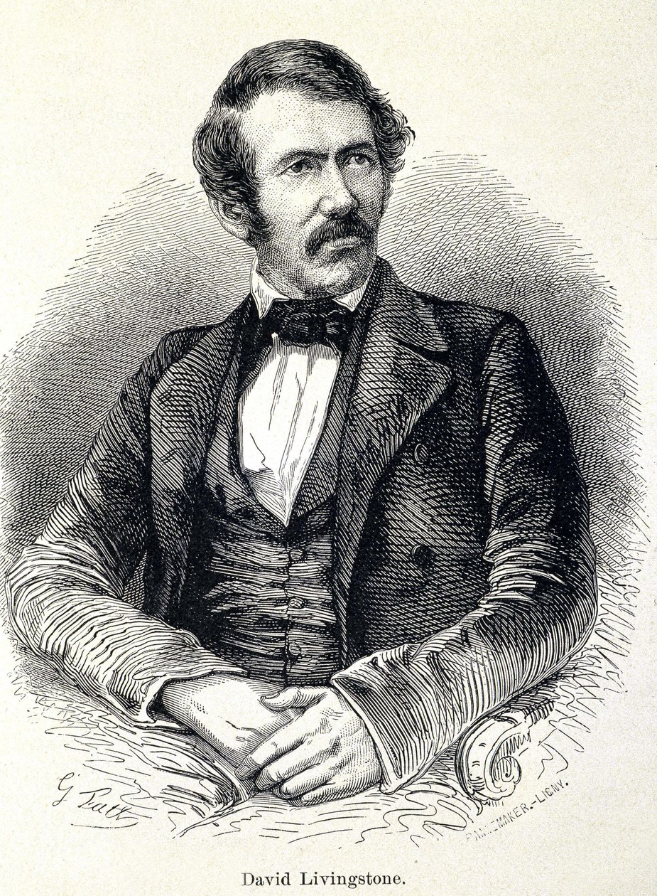 Ritratto di David Livingstone, missionario scozzese da Unknown artist