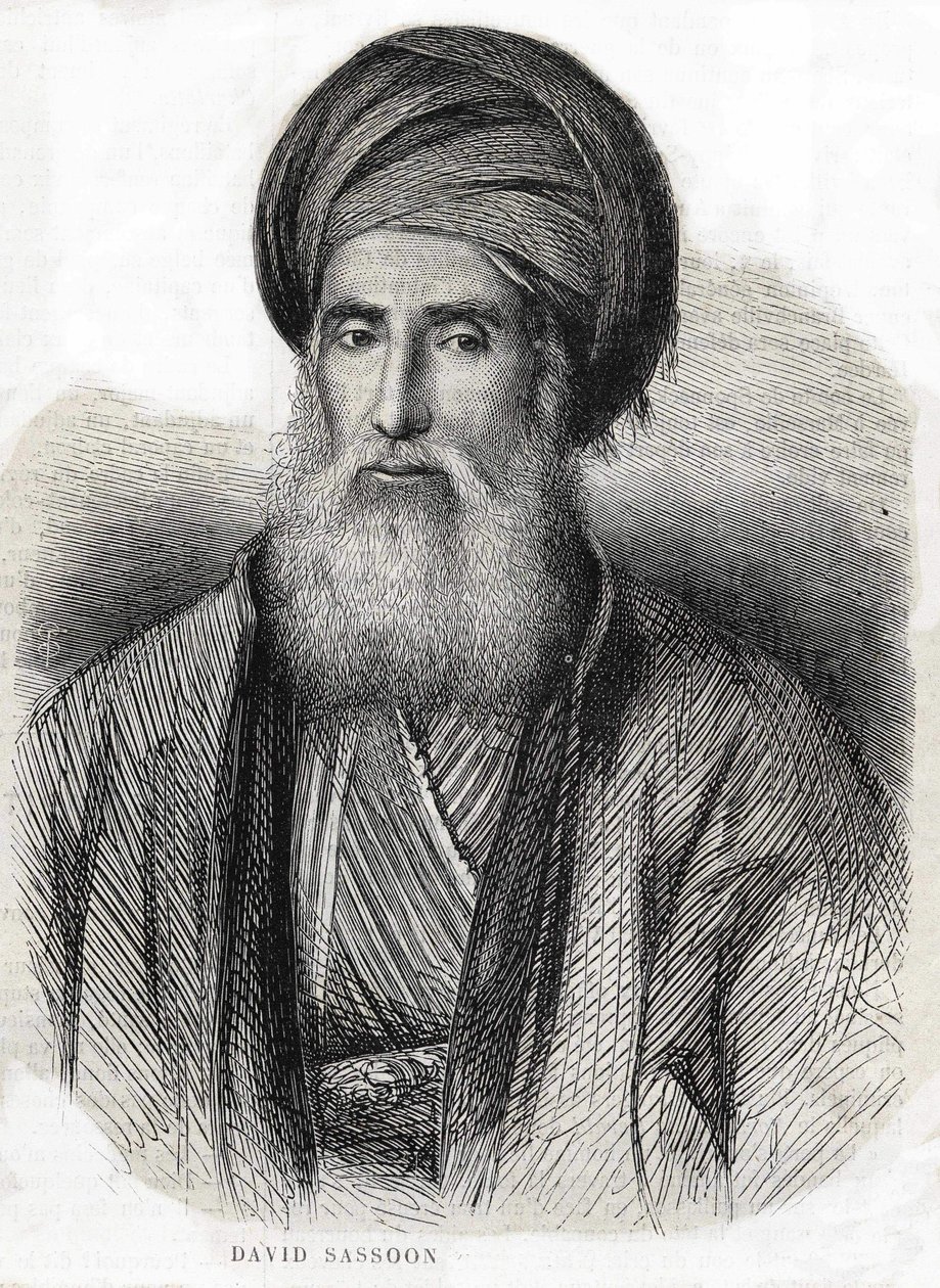 Ritratto di David Sassoon 1792-1865 da Unknown artist