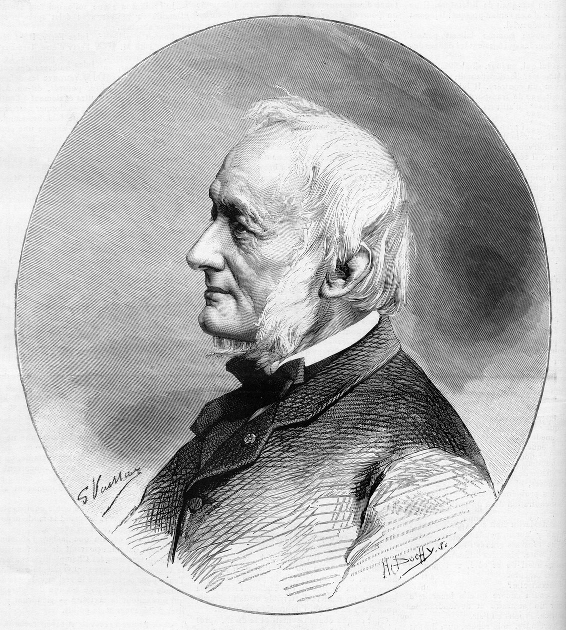 Ritratto di Desire Nisard (1806-1888) scrittore e membro dell