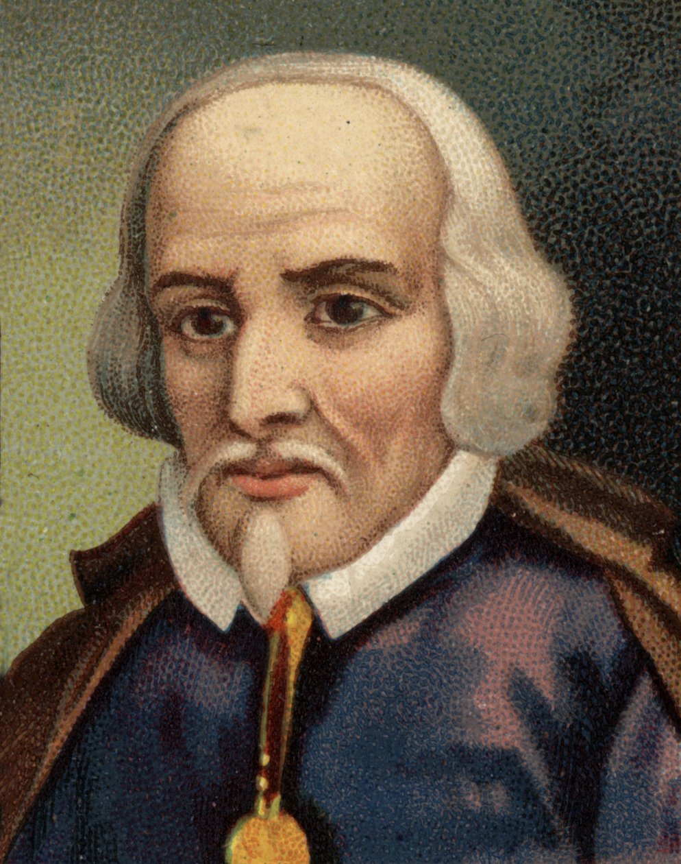 Ritratto di Don Pedro Calderon de la Barca (1600-1681), poeta drammatico spagnolo da Unknown artist