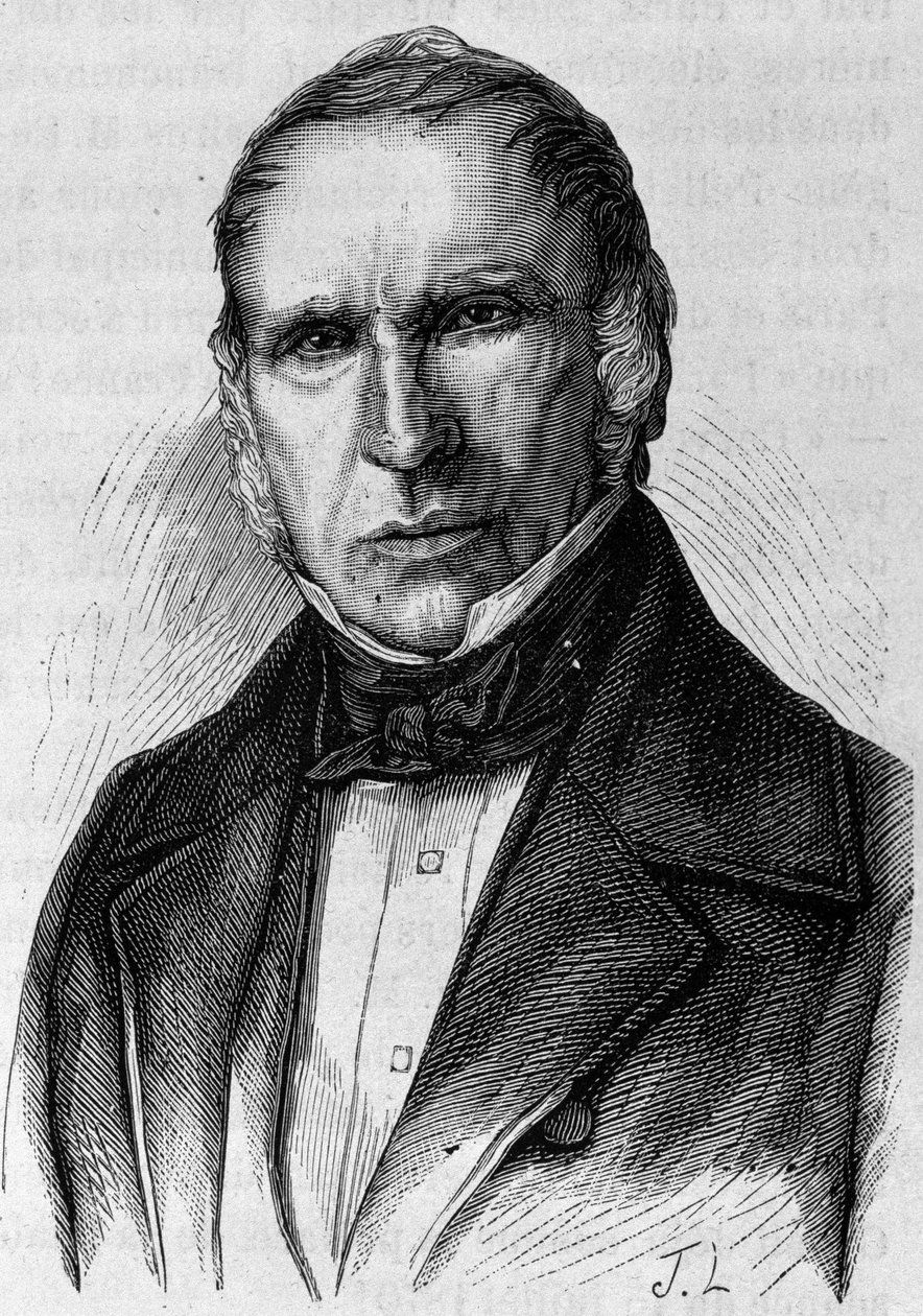 Ritratto di Dupin Ainé (1783 - 1865). Incisione della fine del XIX secolo in "Storia di Francia" di H. Martin da Unknown artist