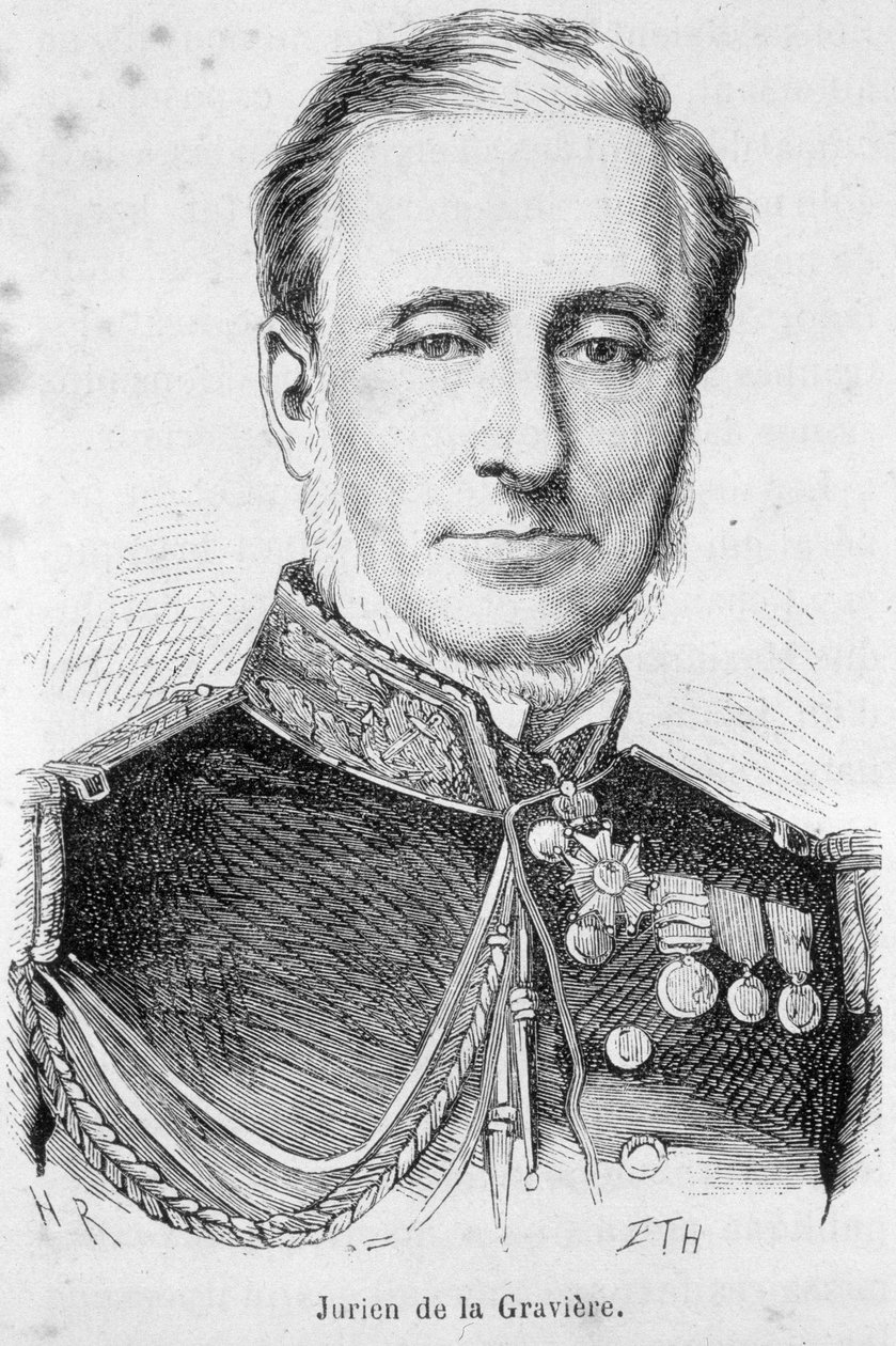 Ritratto di Edmond Jurien de La Gravière (1812-1892), Ammiraglio francese da Unknown artist