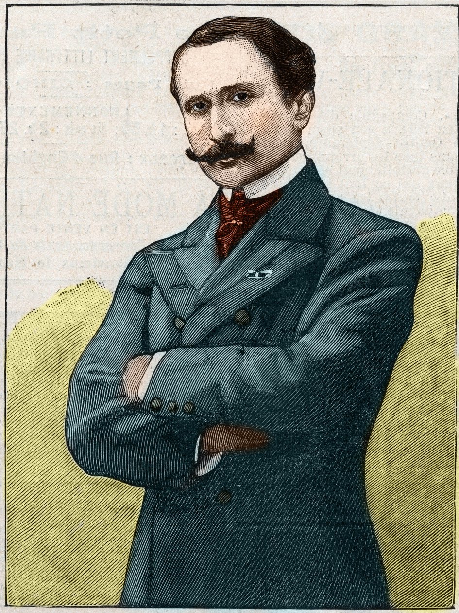 Ritratto di Edmond Rostand (1868-1918), poeta e drammaturgo francese da Unknown artist