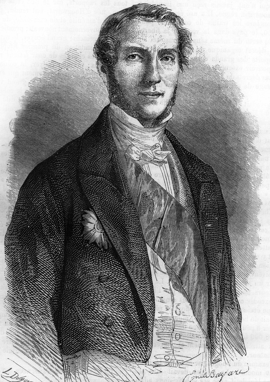 Ritratto di Edouard Drouyn de Lhuys, diplomatico e politico francese da Unknown artist