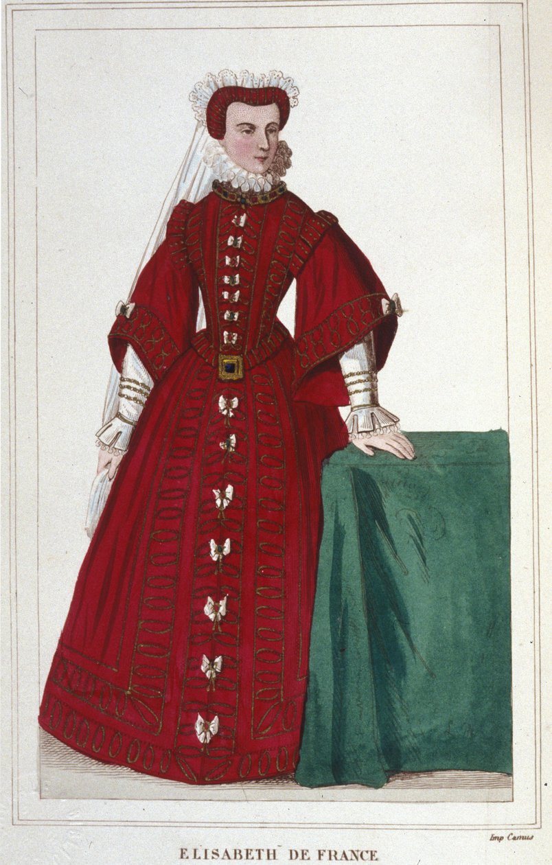 Ritratto di Elisabetta di Francia (1545 - 1568) Figlia di Enrico II e Caterina de