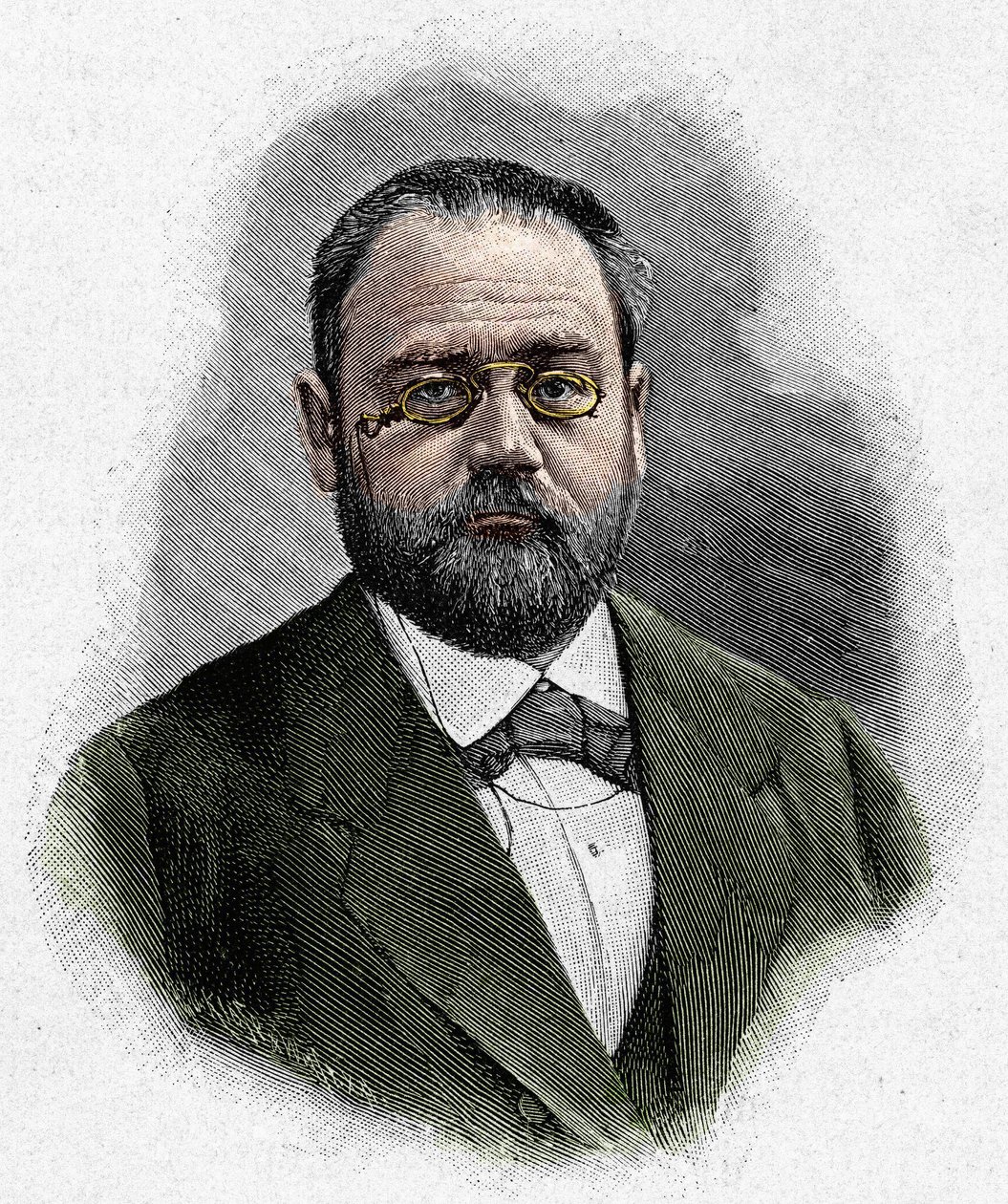 Ritratto di Emile Zola (1840-1902) da Unknown artist
