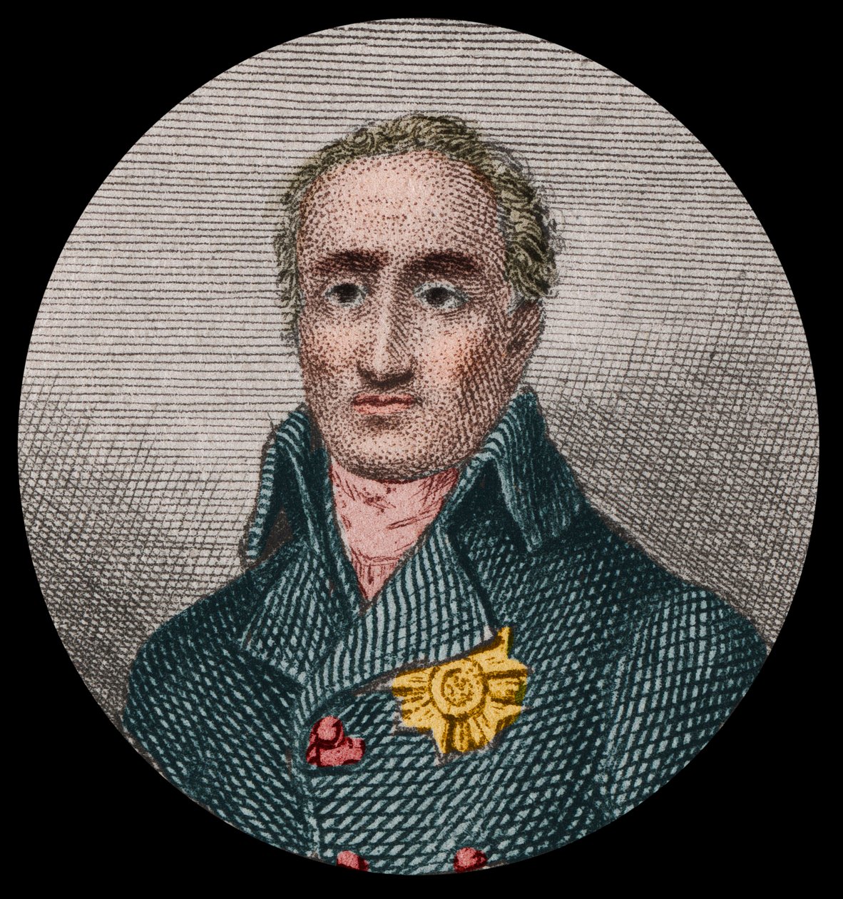 Ritratto di Etienne de La Ville, conte De Lacepede (1756-1825), naturalista francese. Incisione anonima del 1876 da Unknown artist