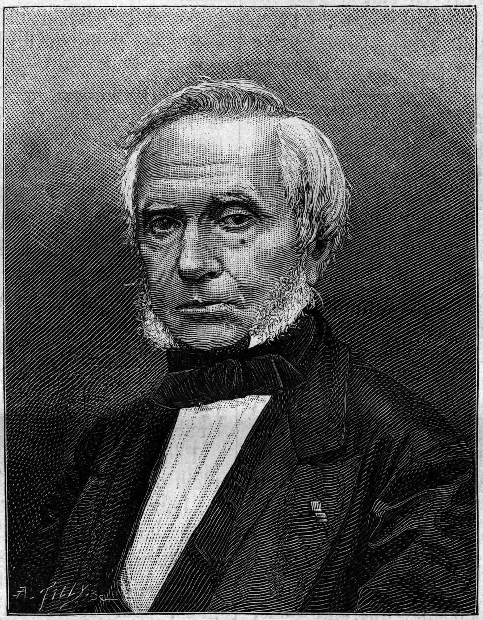 Ritratto di Eugene Bourdon (1808-1884), ingegnere francese, inventore del 