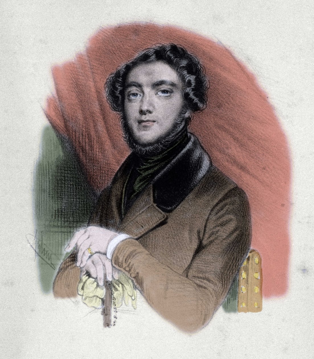 Ritratto di Eugene Sue (1804-1857), scrittore francese da Unknown artist