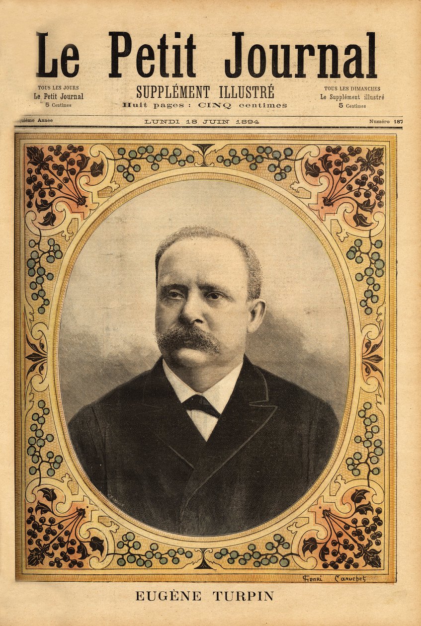 Ritratto di Eugene Turpin (1848-1927), chimico specializzato in esplosivi da Unknown artist