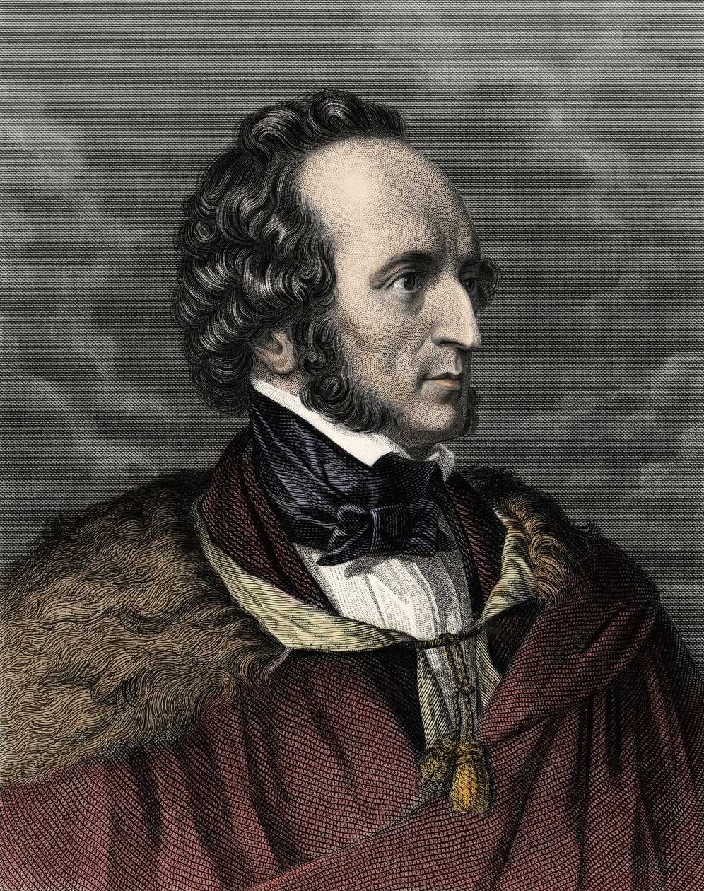 Ritratto di Felix Mendelssohn Bartholdy (1809-1847), compositore e direttore d