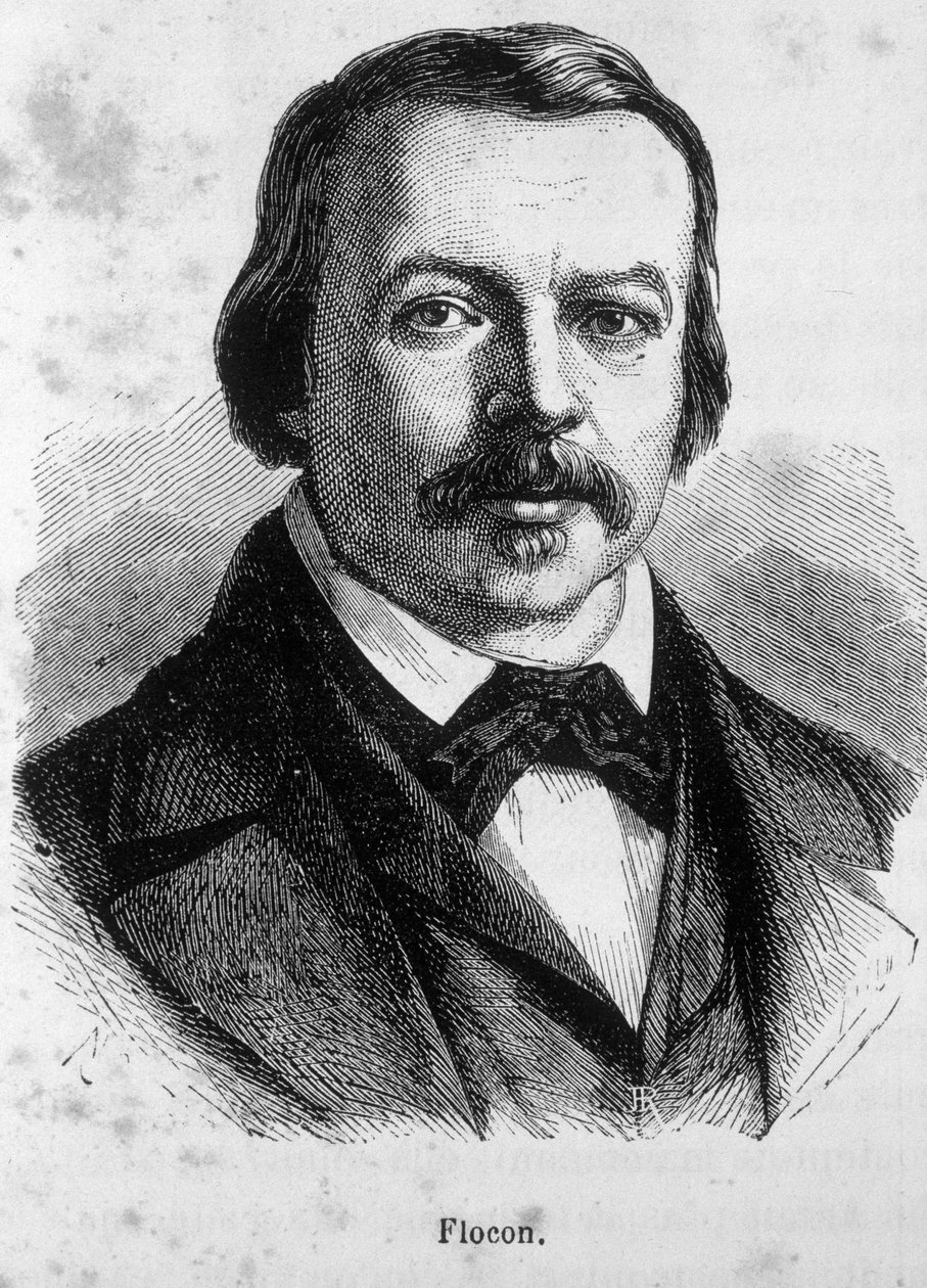 Ritratto di Flocon, giornalista e politico francese (1800 - 1866) da Unknown artist