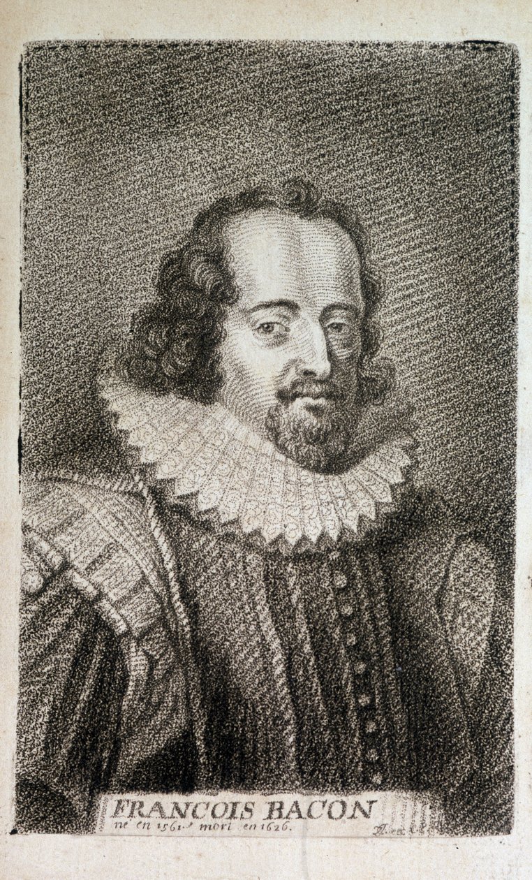 Ritratto di Francis Bacon (1561-1626), filosofo inglese. n.d. c. 1600 da Unknown artist