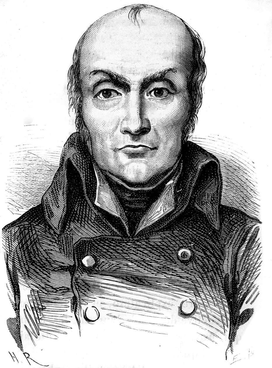 Ritratto di Francois Nicolas Appert, inventore della scatola di latta - in "Le meraviglie dell