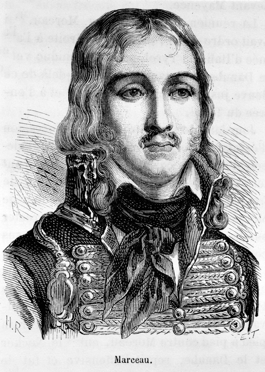 Ritratto di François Séverin Desgraviers Marceau (1769-1796), generale francese da Unknown artist