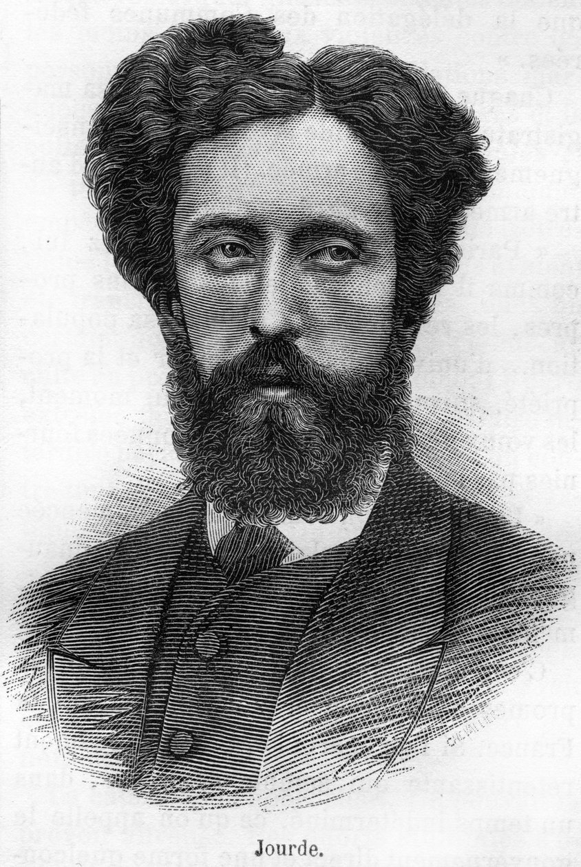 Ritratto di François Jourde. Rivoluzionario francese 1843-1893 da Unknown artist
