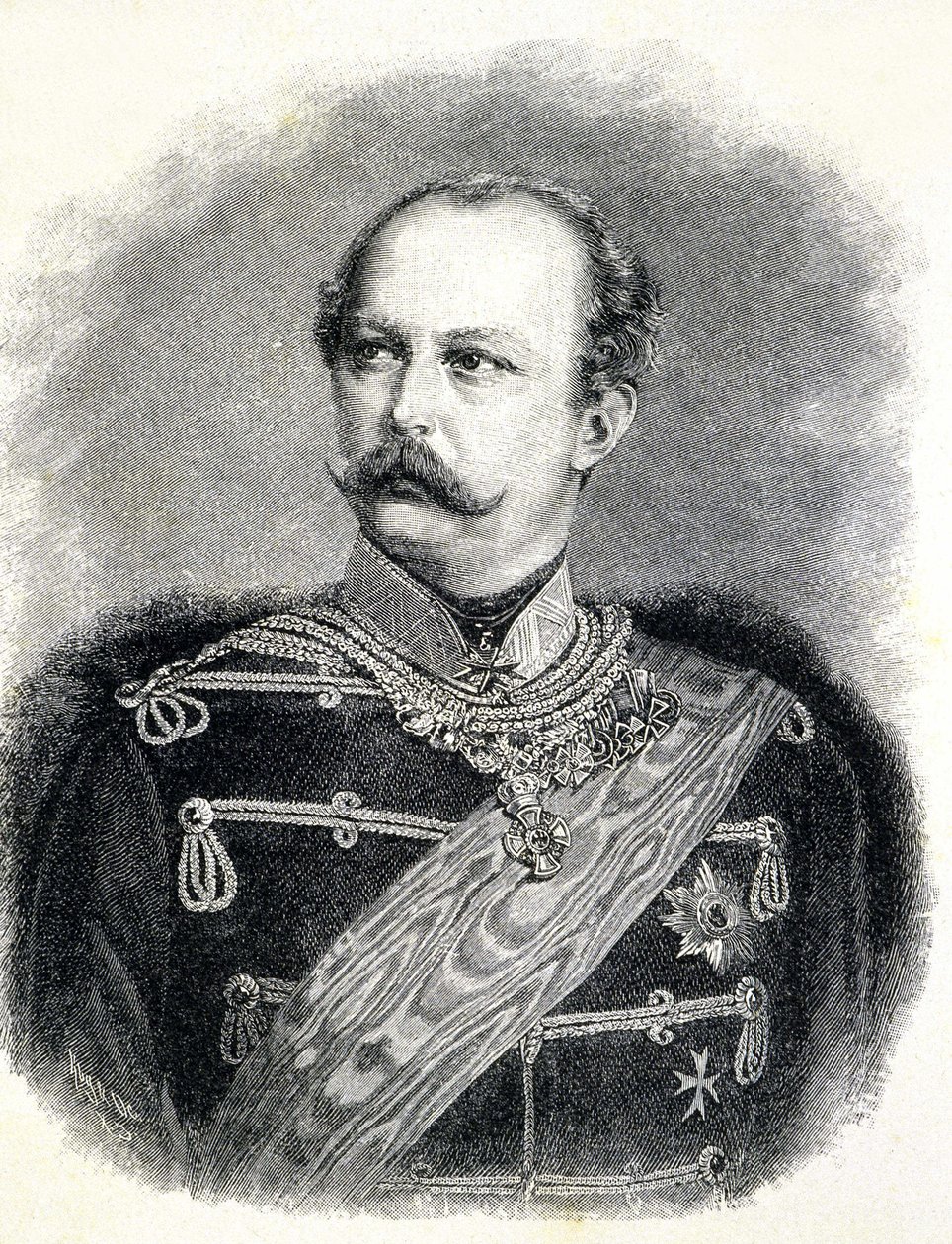 Ritratto di Federico Carlo di Prussia (1828 - 1885), nipote di Guglielmo I da Unknown artist